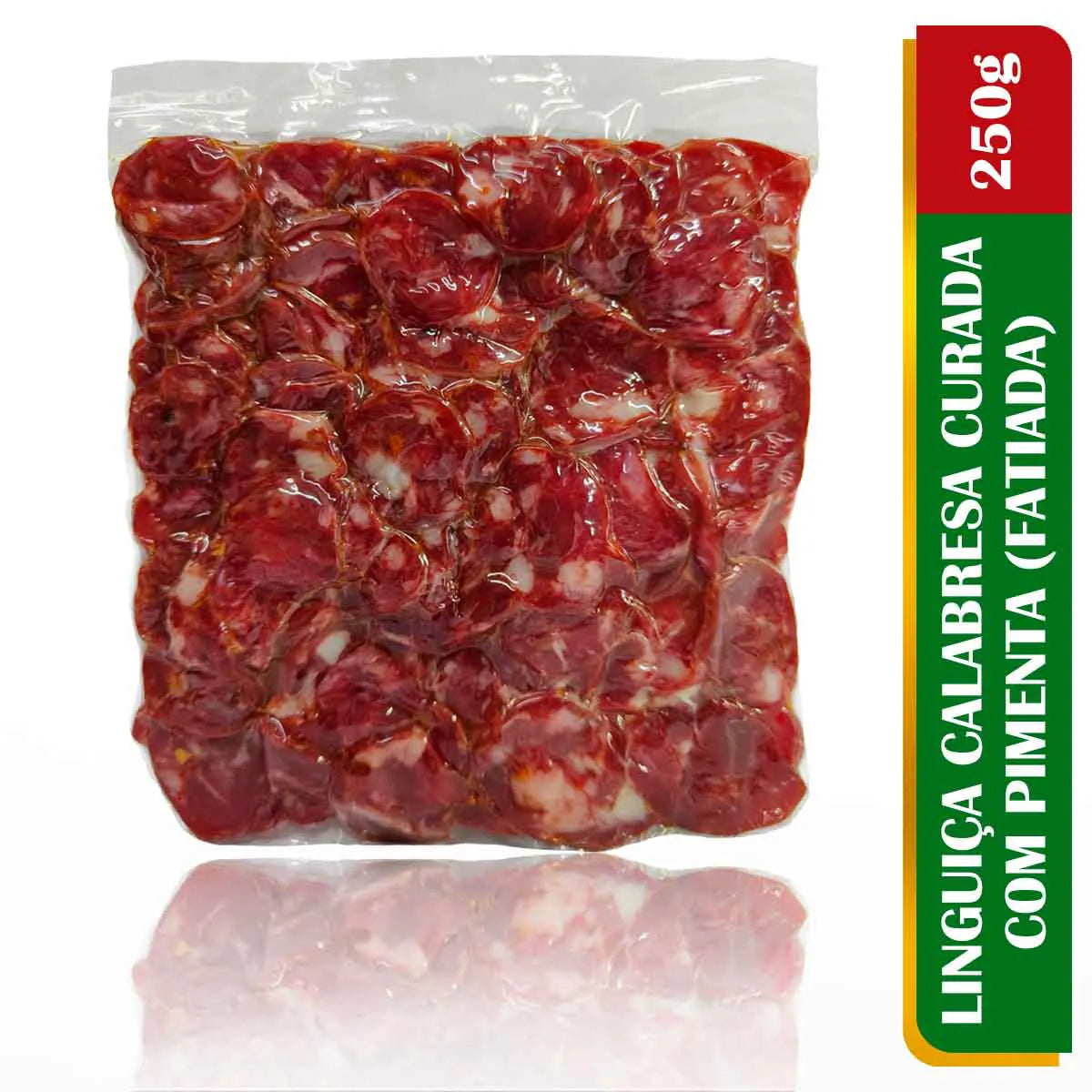 Linguiça Calabresa Fatiada (com Pimenta) 250g - Di Callani