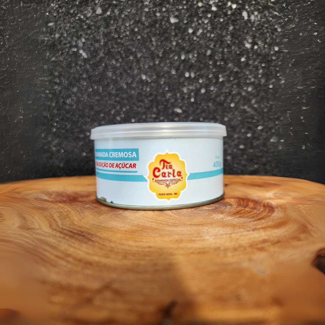 Bananada Cremosa Zero Açúcar Tia Carla 400g