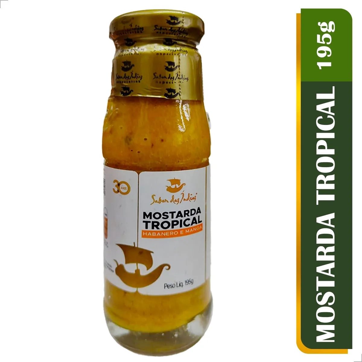 Mostarda Habanero com Manga - Sabor das Índias 195g